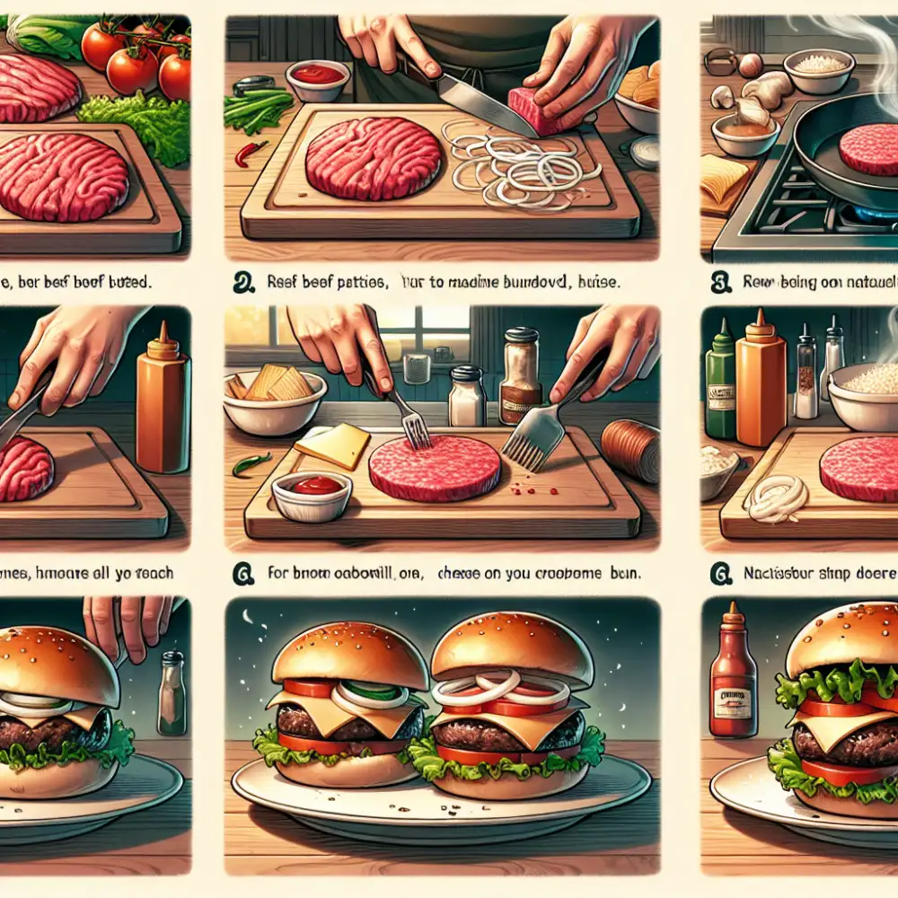 how to make beef burgers