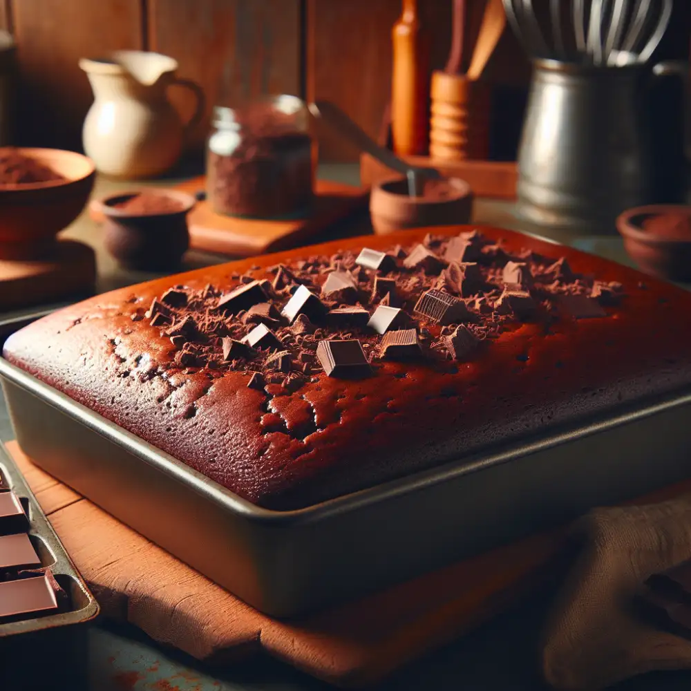 chocolate tray bake