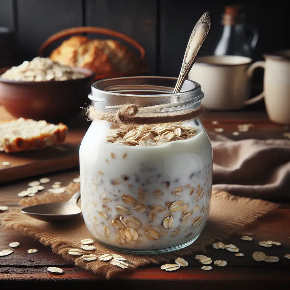 overnight oats with yogurt